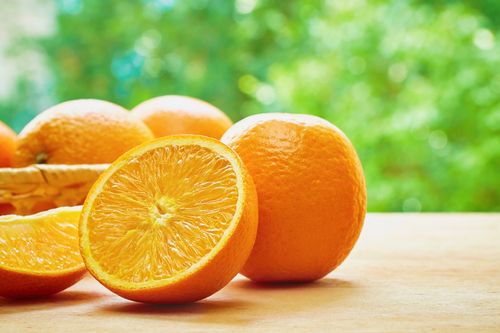 cam - trái cây giàu chất xơ